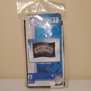 San Antonio Spurs 3'×5' Banner Flag Outdoor Garden
